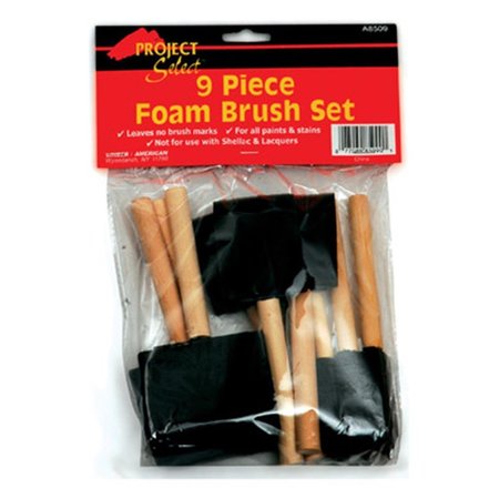 LINZER A8509 Foam Brush Set, 9 Piece LI573850